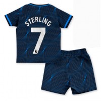Dres Chelsea Raheem Sterling #7 Preč pre deti 2023-24 Krátky Rukáv (+ trenírky)